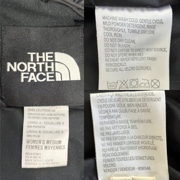 VTG The North Face Women's Mountain Light Gore-Tex Jacket in Red/Black Size M - Picture 15 of 15